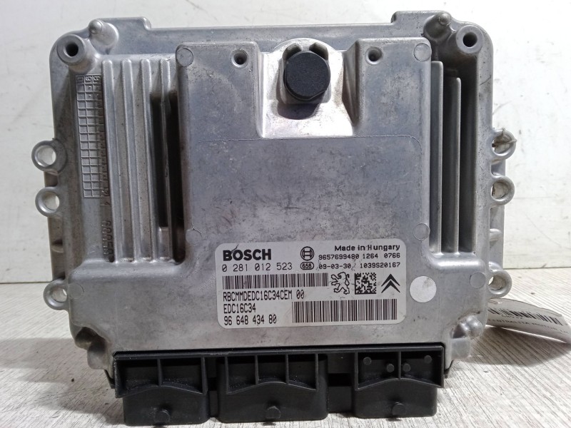 Recambio de centralita motor uce para citroën c3 i (fc_, fn_) 1.4 hdi referencia OEM IAM 9664843480 EDC16C34 0281012523