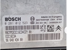 Recambio de centralita motor uce para citroën c3 i (fc_, fn_) 1.4 hdi referencia OEM IAM 9664843480 EDC16C34 0281012523 2