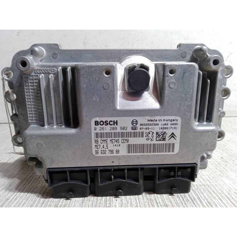 Recambio de centralita motor uce para citroën c3 i (fc_, fn_) 1.6 16v referencia OEM IAM 9663279680  0261208902