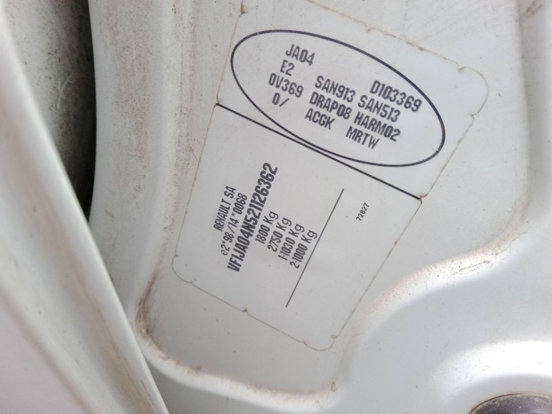 renault scénic i monospace (ja0/1_, fa0_) del año 2000