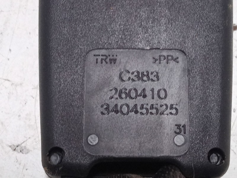 Recambio de anclaje cinturon trasero izquierdo para fiat 500 (312_) 1.3 d multijet (312axb1a) referencia OEM IAM   