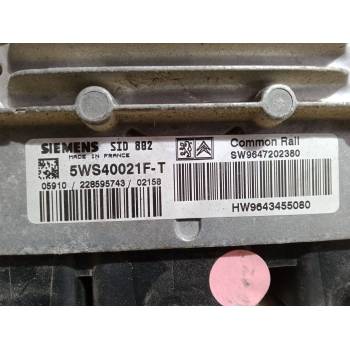 CENTRALITA MOTOR UCE SW9647202380 HW9643455080 SID802 5WS40021FT