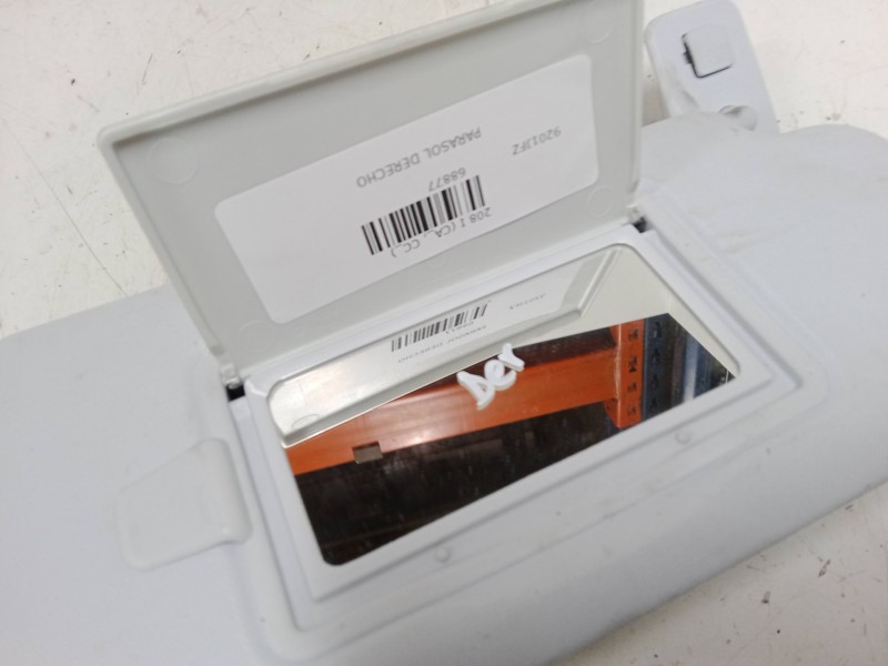 Recambio de parasol derecho para peugeot 208 i (ca_, cc_) 1.2 vti 82 referencia OEM IAM   