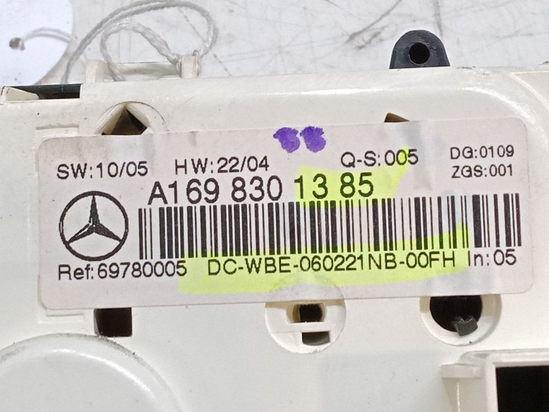Recambio de mando calefaccion / a/a para mercedes-benz clase a (w169) a 180 cdi (169.007, 169.307) referencia OEM IAM A169830138
