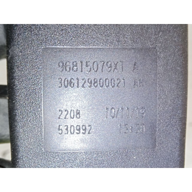 Recambio de anclaje cinturon delantero izquierdo para peugeot partner origin monospace (g_) 1.6 hdi 75 referencia OEM IAM 968150