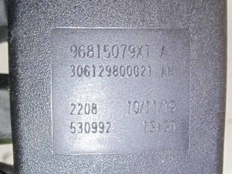Recambio de anclaje cinturon delantero izquierdo para peugeot partner origin monospace (g_) 1.6 hdi 75 referencia OEM IAM 968150