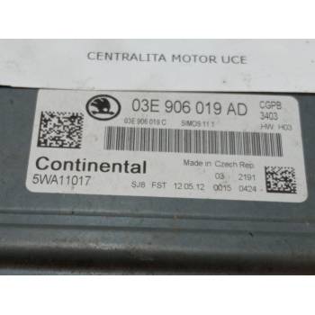 CENTRALITA MOTOR UCE 03E906019AD 