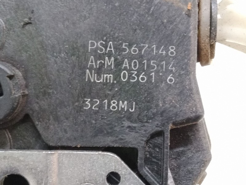 Recambio de cerradura puerta delantera izquierda para peugeot 308 i (4a_, 4c_) 1.6 16v referencia OEM IAM PSA567148   Recambio de cerradura puerta delantera izquierda para peugeot 308 i (4a_, 4c_) 1.6 16v referencia OEM IAM PSA567148