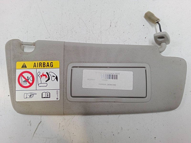 Recambio de parasol derecho para opel meriva b monospace (s10) 1.4 (75) referencia OEM IAM   