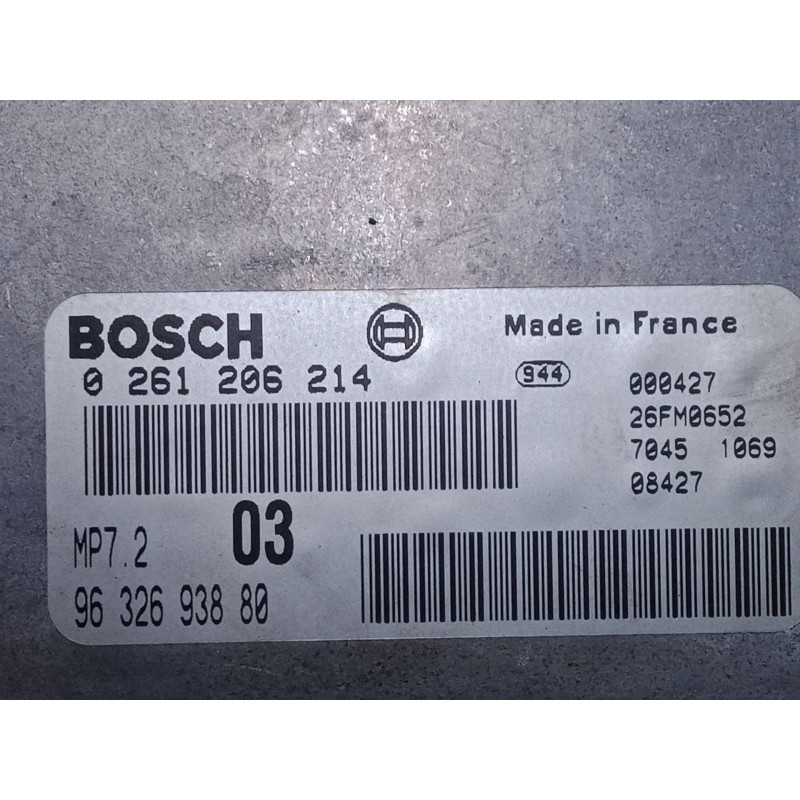 Recambio de centralita motor uce para citroën xsara coupé (n0) 1.6 i referencia OEM IAM 9632693880  