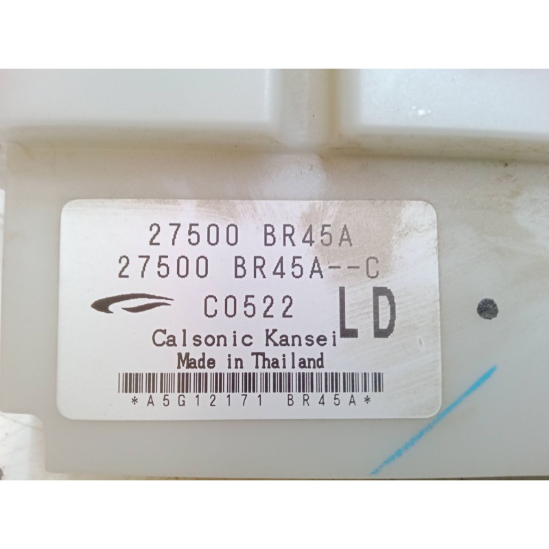 Recambio de mando climatizador para nissan qashqai / qashqai +2 i (j10, nj10, jj10e) 1.5 dci referencia OEM IAM 27500BR45A  