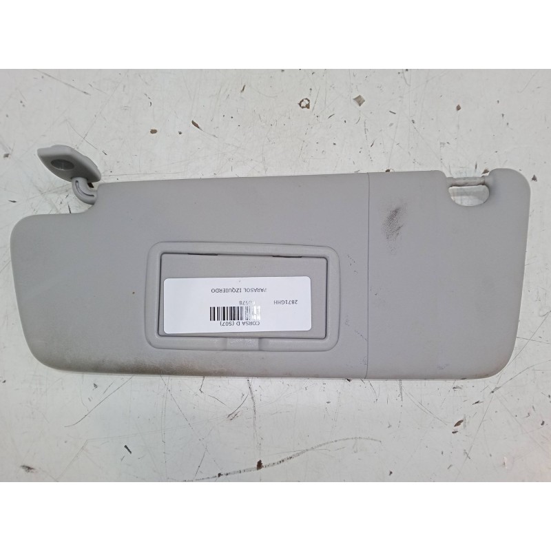 Recambio de parasol izquierdo para opel corsa d (s07) 1.2 (l08, l68) referencia OEM IAM   