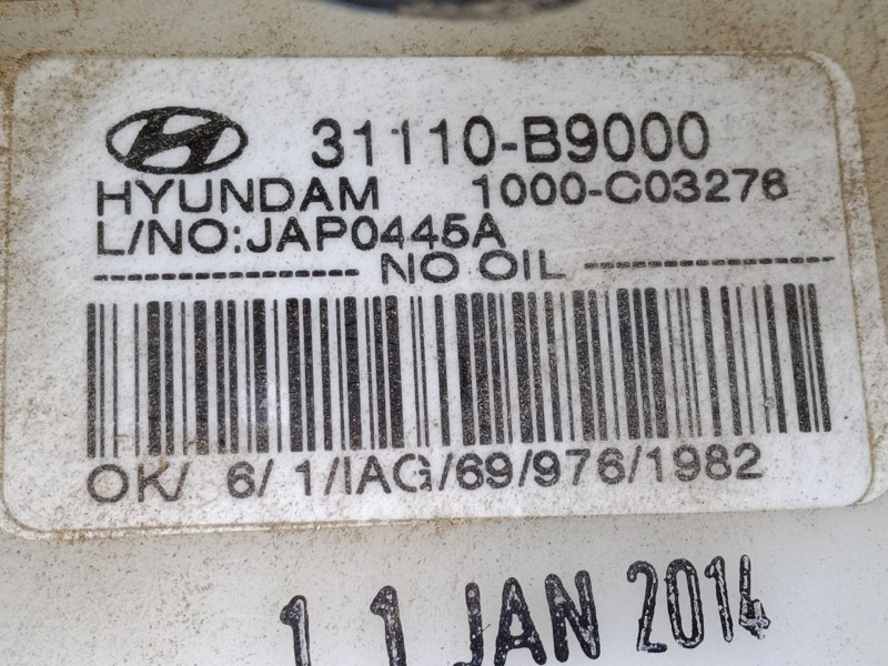 Recambio de aforador para hyundai i10 ii (ba, ia) 1.0 referencia OEM IAM 31110B9000  1000C03276