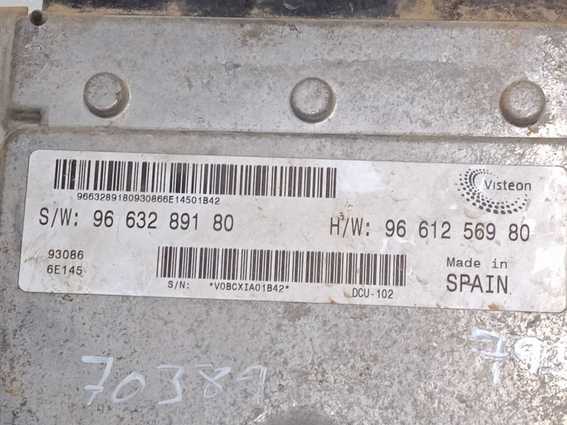 Recambio de centralita motor uce para peugeot boxer caja/chasis 2.2 hdi 100 referencia OEM IAM   