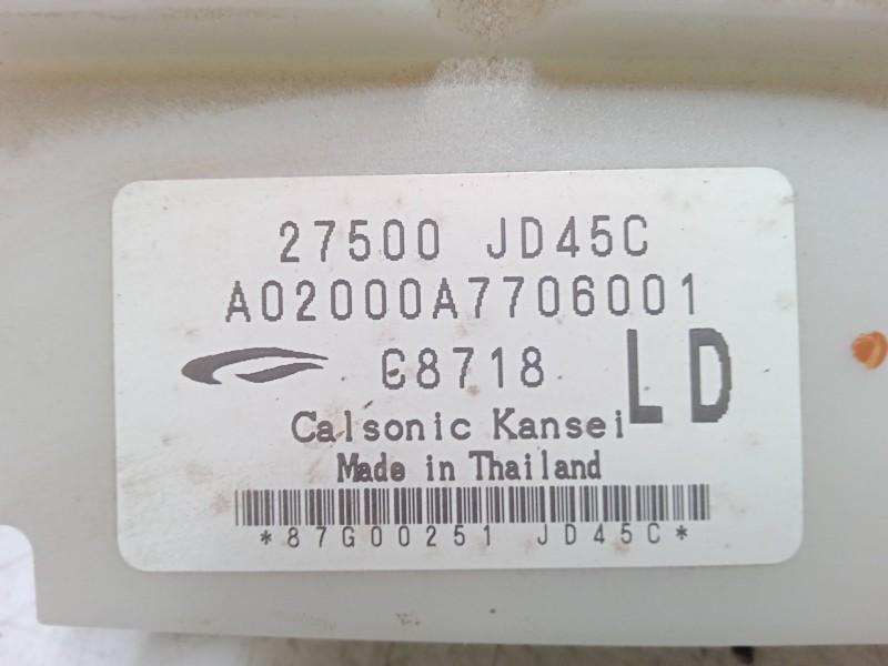 Recambio de mando climatizador para nissan qashqai / qashqai +2 i (j10, nj10, jj10e) 2.0 dci referencia OEM IAM   