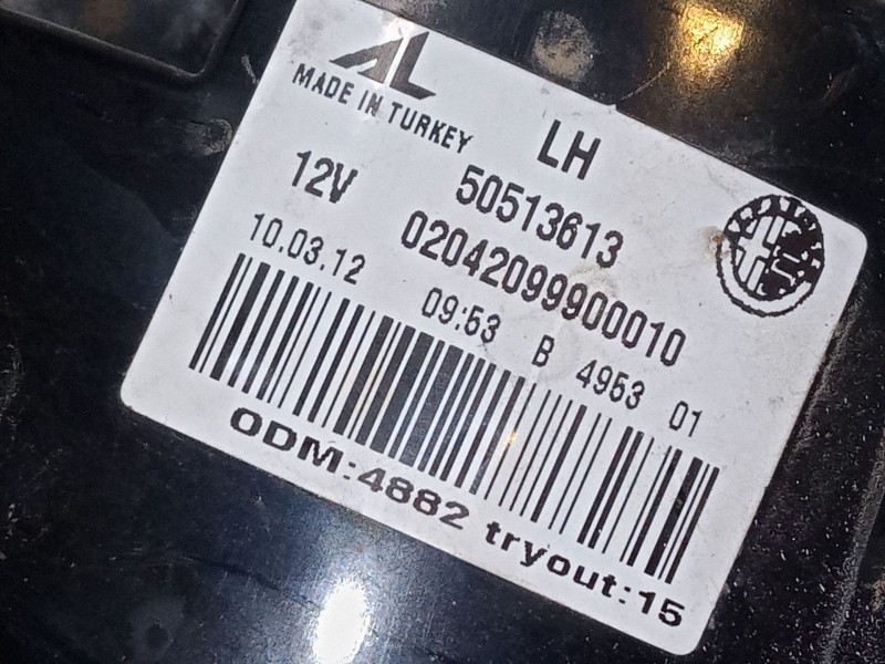 Recambio de piloto trasero izquierdo para alfa romeo giulietta (940_) 1.6 jtdm (940fxd1a) referencia OEM IAM 50513613  020420999