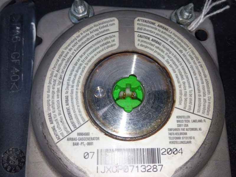 Recambio de airbag volante para alfa romeo 147 (937_) 1.9 jtd (937.axd1a, 937.bxd1a) referencia OEM IAM 735289920  