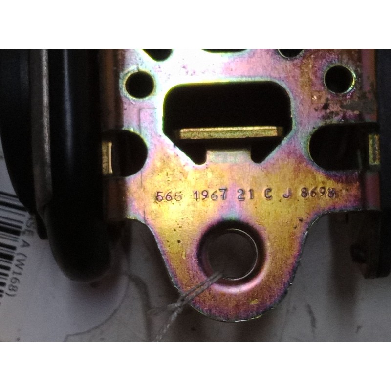 Recambio de cinturon seguridad delantero derecho para mercedes-benz clase a (w168) a 170 cdi (168.008) referencia OEM IAM   