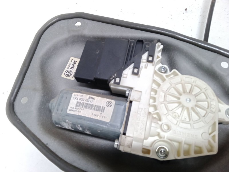 Recambio de elevalunas electrico trasero derecho para volkswagen golf v (1k1) 1.9 tdi referencia OEM IAM 1K4839402D  
