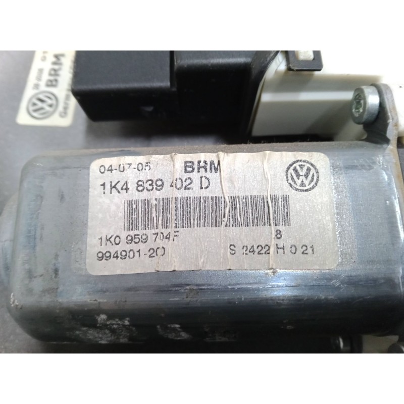 Recambio de elevalunas electrico trasero derecho para volkswagen golf v (1k1) 1.9 tdi referencia OEM IAM 1K4839402D  