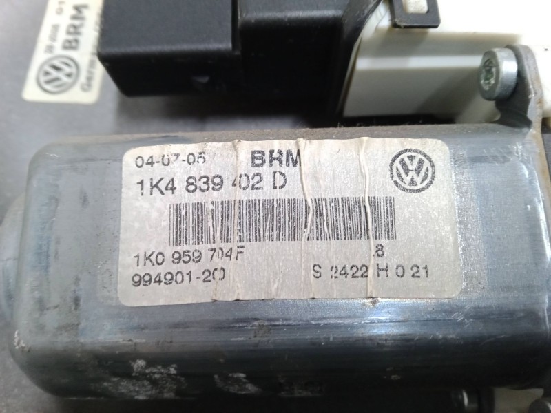 Recambio de elevalunas electrico trasero derecho para volkswagen golf v (1k1) 1.9 tdi referencia OEM IAM 1K4839402D  