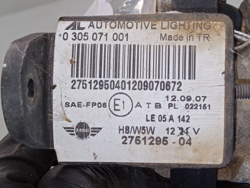 Recambio de faro antiniebla izquierdo para mini mini (r56) cooper referencia OEM IAM   