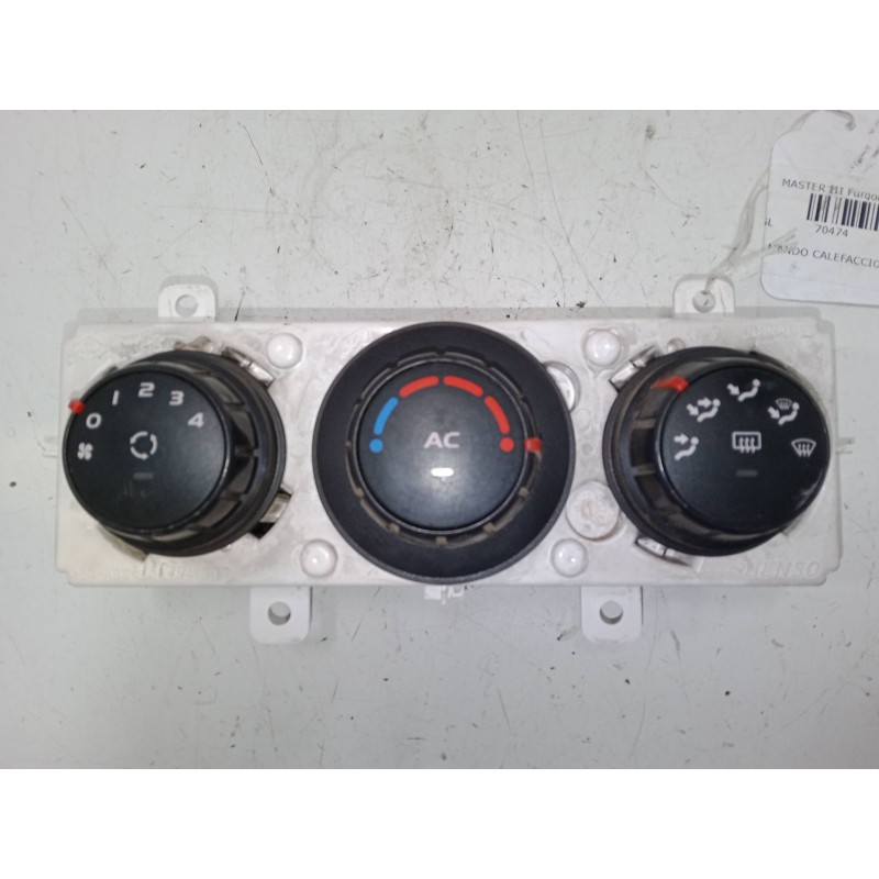 Recambio de mando calefaccion / a/a para renault master iii furgoneta (fv) 2.3 dci 125 fwd (fv0c, fv0d, fv0g, fv0h, fv0j, fv0k) 