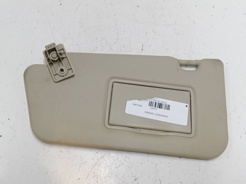 Recambio de parasol izquierdo para nissan micra iii (k12) 1.2 16v referencia OEM IAM   