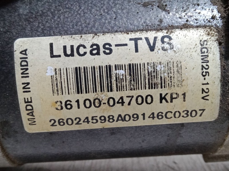 Recambio de motor arranque para hyundai i10 ii (ba, ia) 1.0 referencia OEM IAM 3610004700  