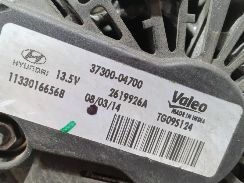 Recambio de alternador para hyundai i10 ii (ba, ia) 1.0 referencia OEM IAM 3730004700  