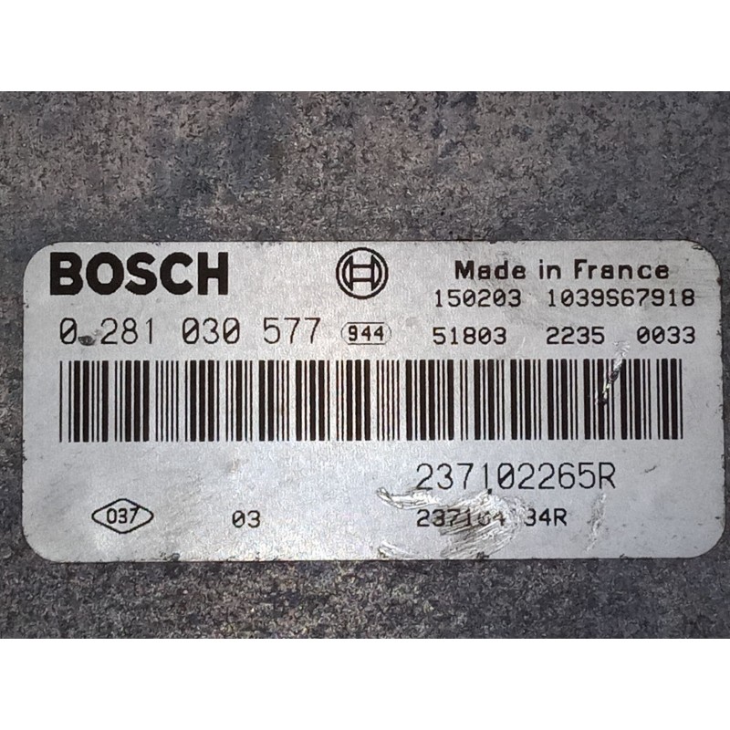 Recambio de centralita motor uce para renault master iii furgoneta (fv) 2.3 dci 125 fwd (fv0c, fv0d, fv0g, fv0h, fv0j, fv0k) ref