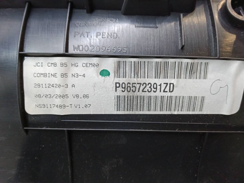 Recambio de cuadro instrumentos para citroën c4 coupé (la_) 1.6 16v referencia OEM IAM P96572391ZD W002096695 281124203A