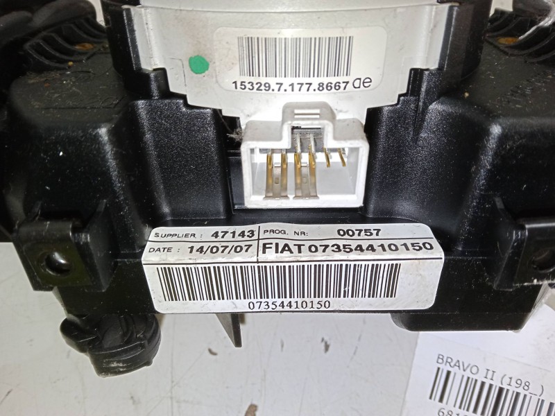 Recambio de mando luces para fiat bravo ii (198_) 1.9 d multijet (198axb1a) referencia OEM IAM 07354410150  