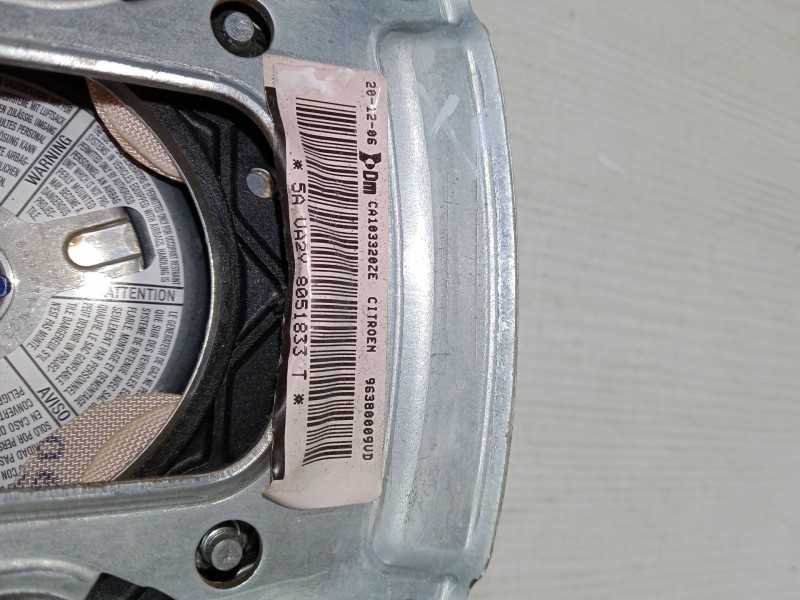 Recambio de airbag volante para citroën c3 i (fc_, fn_) 1.4 hdi referencia OEM IAM 96380009VD  