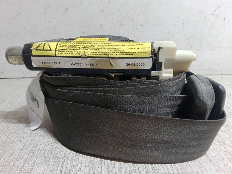 Recambio de cinturon seguridad delantero derecho para fiat punto (188_) 1.2 60 (188.030, .050, .130, .150, .230, .250) referenci