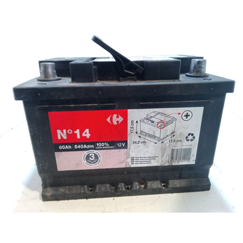 Recambio de bateria 60 ah para peugeot 307 sw (3h) 2.0 hdi 110 referencia OEM IAM   