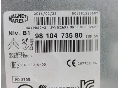 Recambio de radio para citroën c4 cactus 1.2 vti 82 referencia OEM IAM 9810473580   2