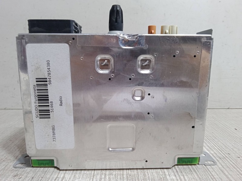 Recambio de radio para fiat scudo furgoneta 1.5 multijet 120 (506) referencia OEM IAM 9847854380  7503900497