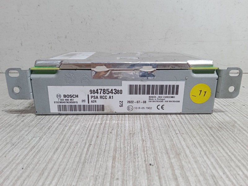 Recambio de radio para fiat scudo furgoneta 1.5 multijet 120 (506) referencia OEM IAM 9847854380  7503900497