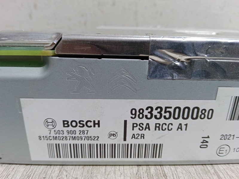 Recambio de radio para opel corsa f (p2jo) 1.2 (68) referencia OEM IAM 9833500080  