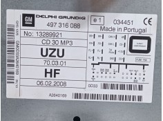 Recambio de radio para opel corsa d furgoneta/hatchback (s07) 1.2 (l08) referencia OEM IAM 13289921   2