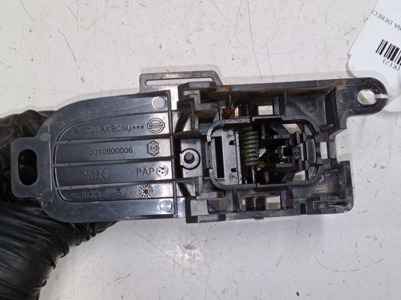 Recambio de maneta interior delantera derecha para nissan micra iii (k12) 1.5 dci referencia OEM IAM   