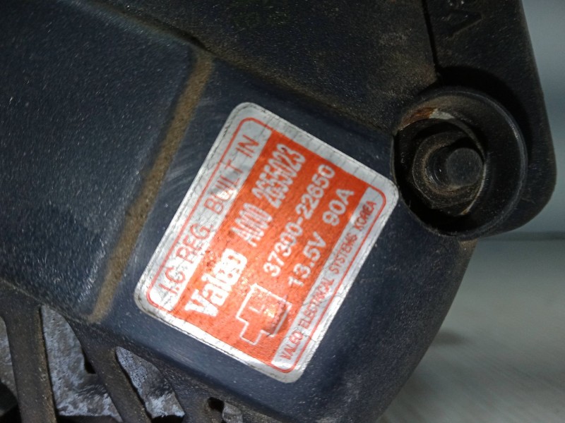 Recambio de alternador para hyundai matrix (fc) 1.6 referencia OEM IAM 3730022650  A0002655023