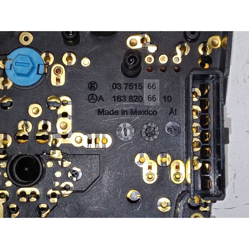 Recambio de boton apertura techo panoramico para mercedes-benz clase m (w163) ml 270 cdi (163.113) referencia OEM IAM   