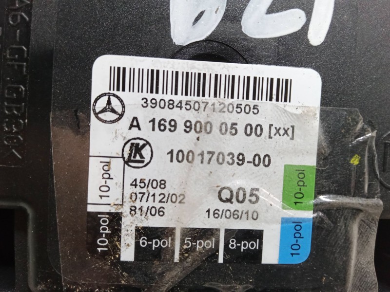 Recambio de centralita cierre delantero izquierdo para mercedes-benz clase b sports tourer (w245) b 160 (245.231) referencia OEM