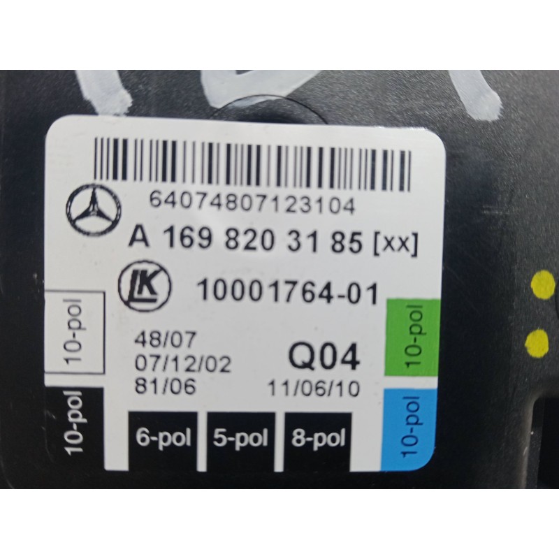 Recambio de centralita cierre trasero izquierdo para mercedes-benz clase b sports tourer (w245) b 160 (245.231) referencia OEM I