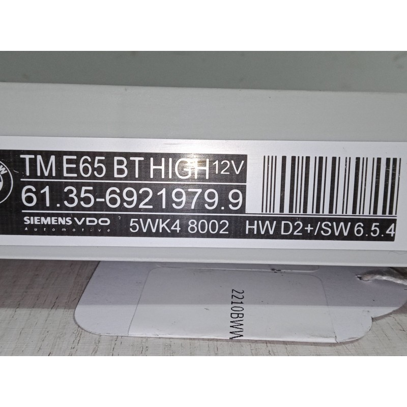 Recambio de centralita cierre delantero izquierdo para bmw 7 (e65, e66, e67) 735 i, li referencia OEM IAM 61.35-6921979.9  
