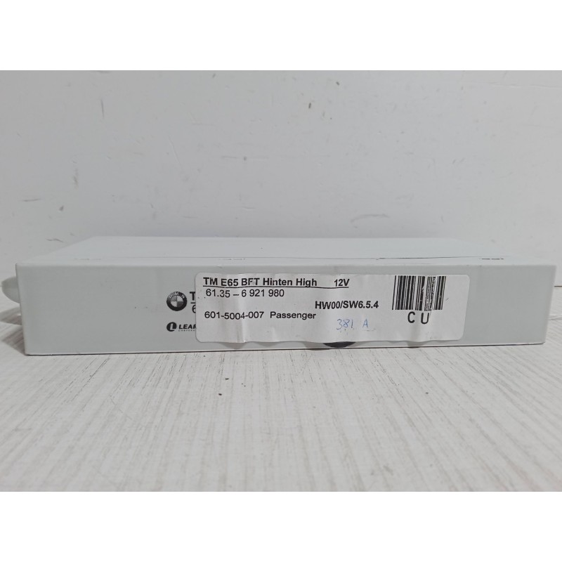 Recambio de centralita cierre trasero derecho para bmw 7 (e65, e66, e67) 735 i, li referencia OEM IAM 61356921980  