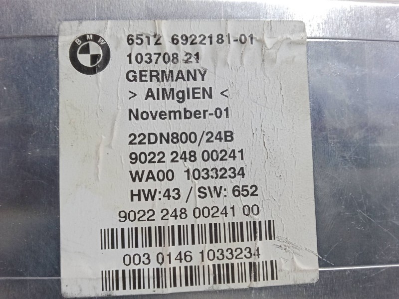 Recambio de sintonizador antena para bmw 7 (e65, e66, e67) 735 i, li referencia OEM IAM 22DN800/24B  