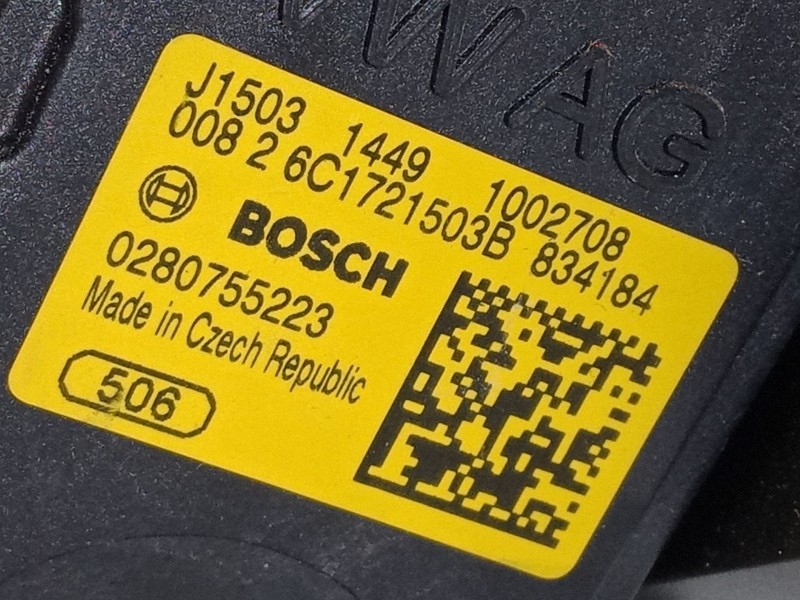 Recambio de pedal acelerador para volkswagen polo v (6r1, 6c1) 1.0 referencia OEM IAM 6C1721503B  